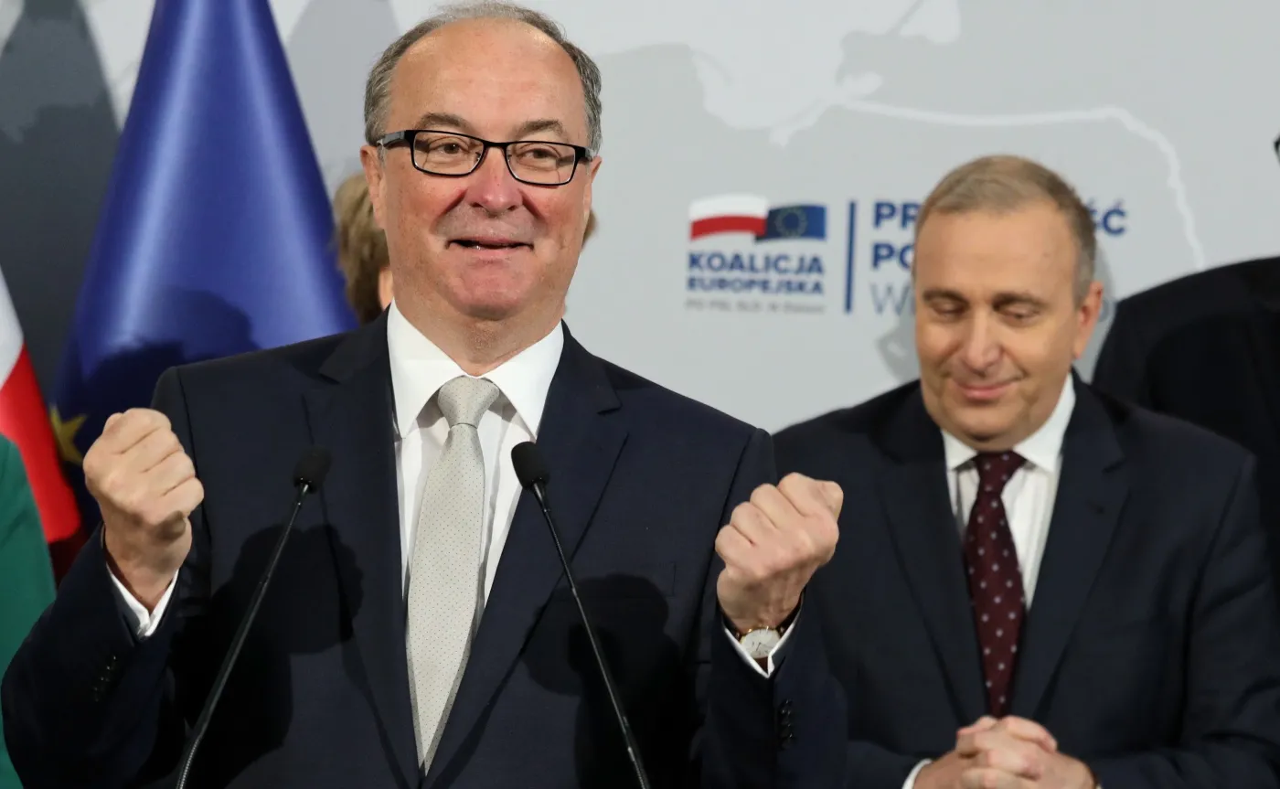 Włodzimierz Czarzasty i Grzegorz Schetyna
