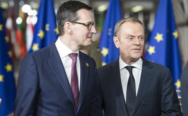 Konsultacje Morawiecki-Tusk przed szczytem UE. Tematem obsada unijnych stanowisk