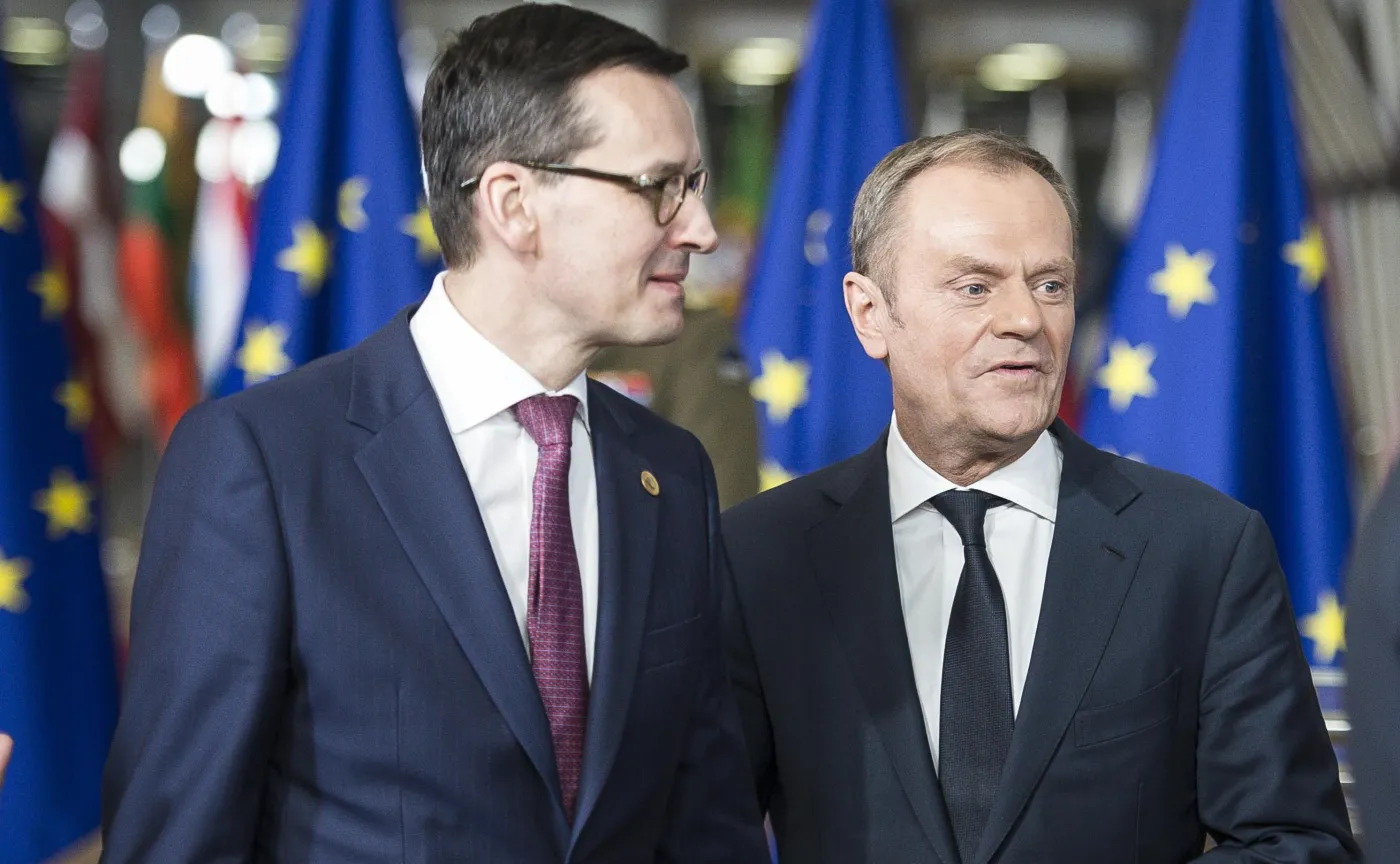 Mateusz Morawiecki i Donald Tusk