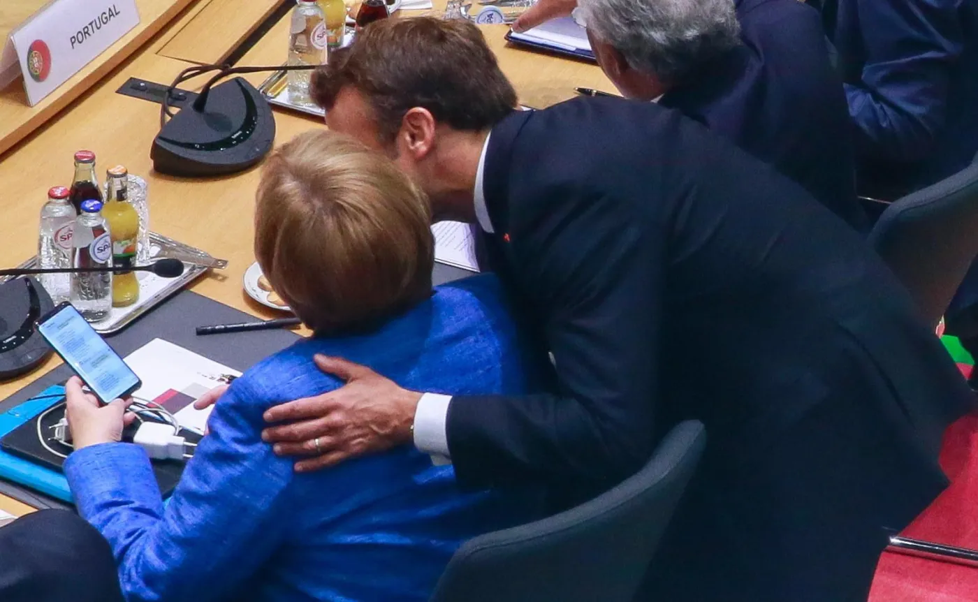 Angela Merkel i Emmanuel Macron