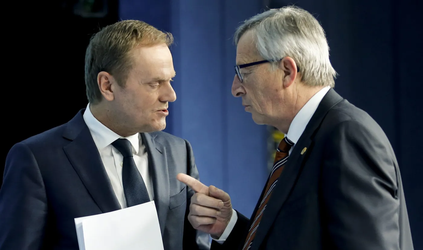 Donald Tusk i Jean-Claude Juncker
