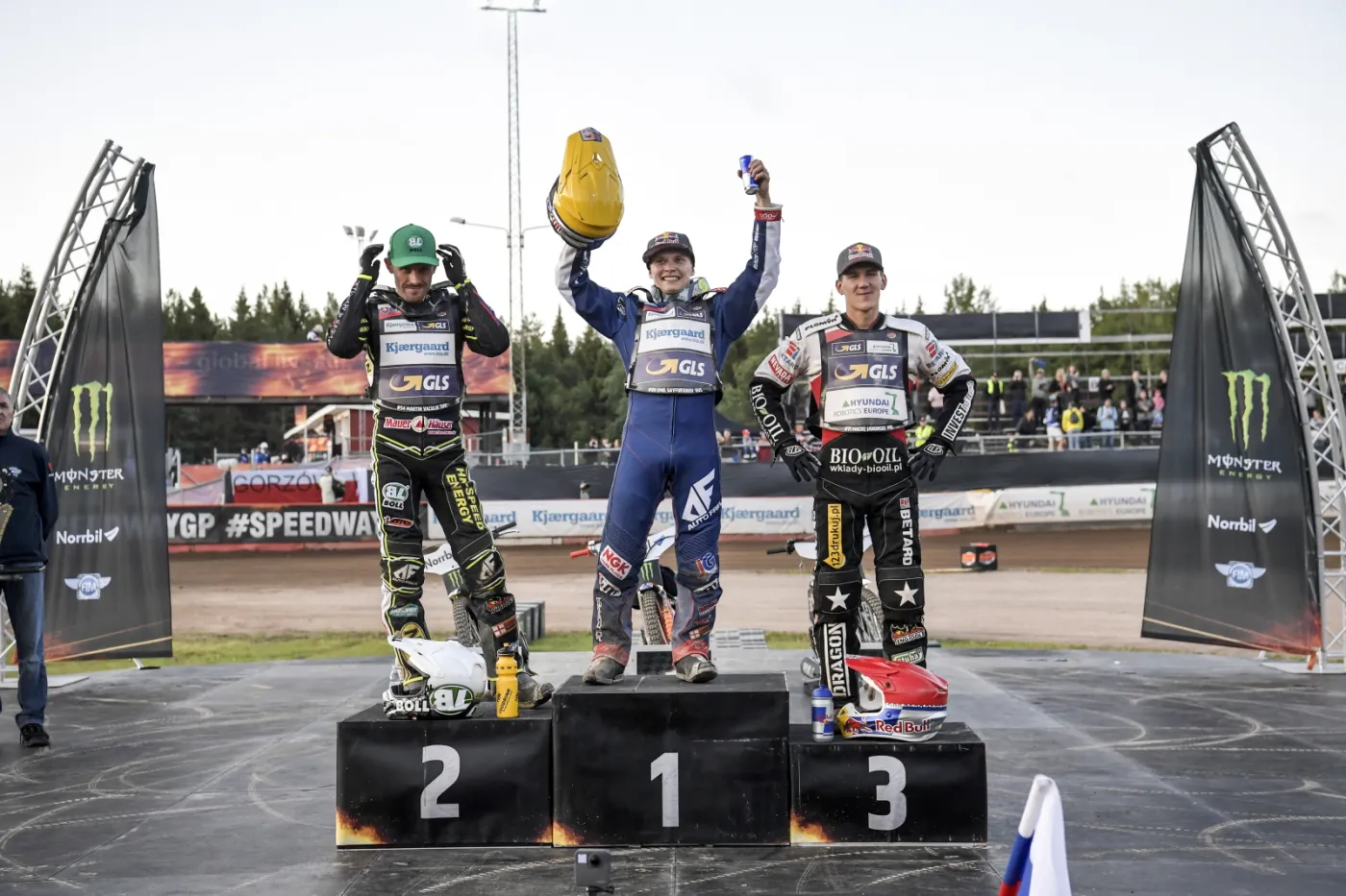 Emil Sayfutdinow, Martin Vaculik i Maciej Janowski