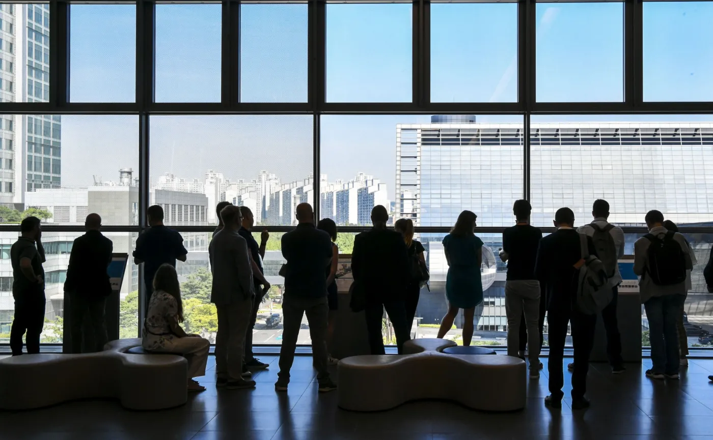 Widok na kampus Samsunga w Suwon