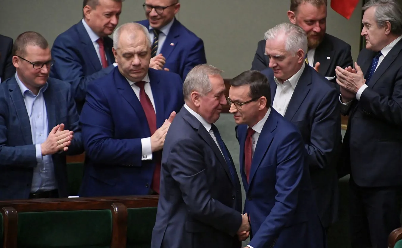 Henryk Kowalczyk i Mateusz Morawiecki