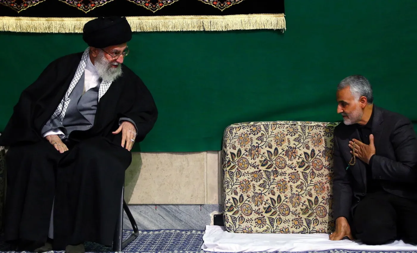 Ajatollah Ali Chamenei i generał Kasem Sulejmani