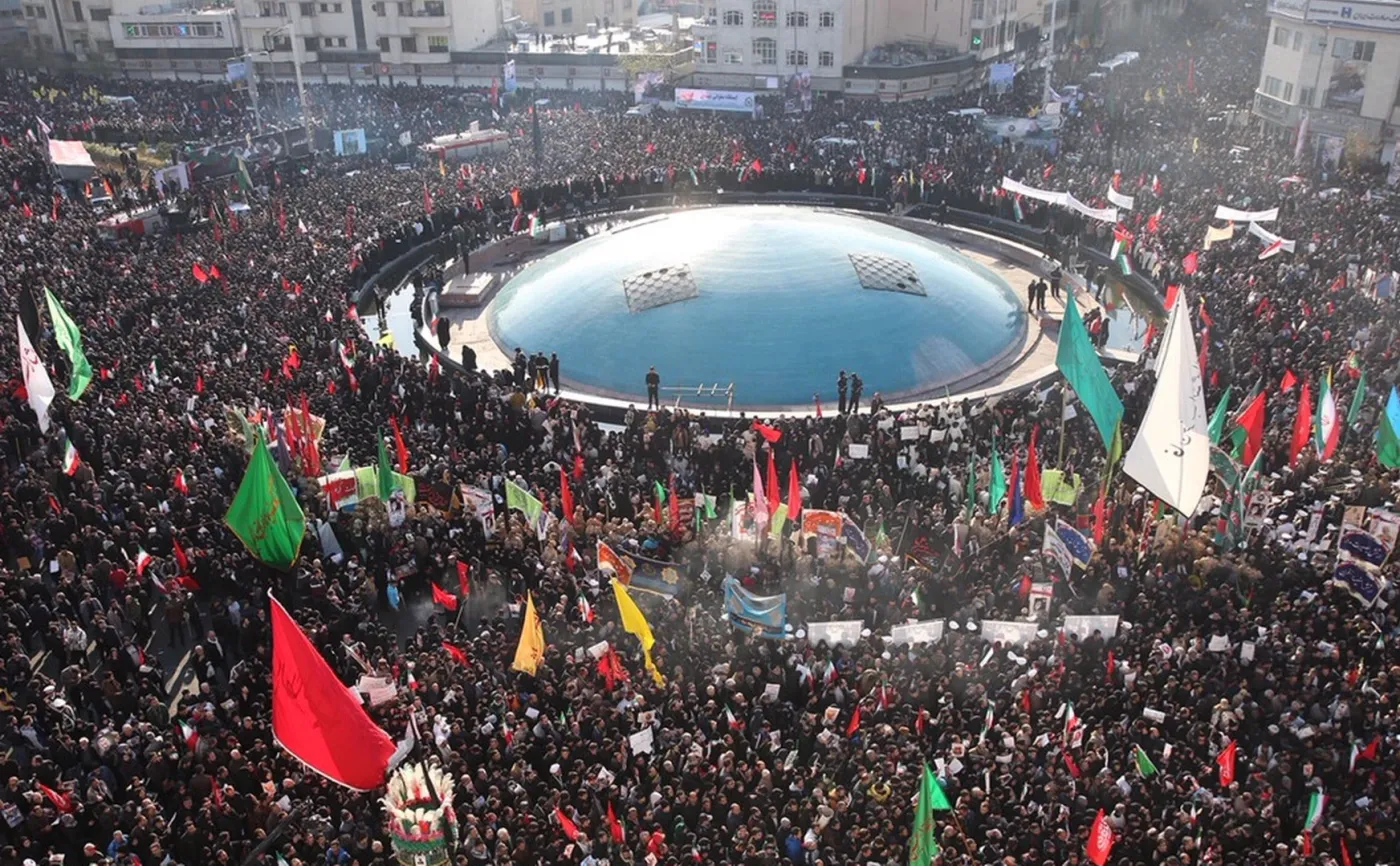 Ceremonia pogrzebowa generala Sulejmaniego