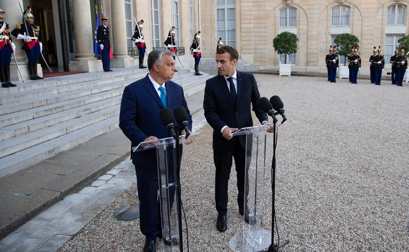 Emmanuel Macron i Victor Orban
