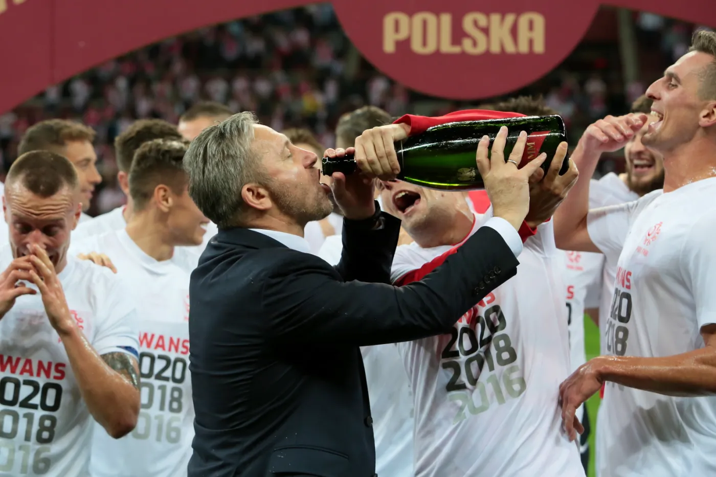 Trener piłkarskiej reprezentacji Polski Jerzy Brzęczek