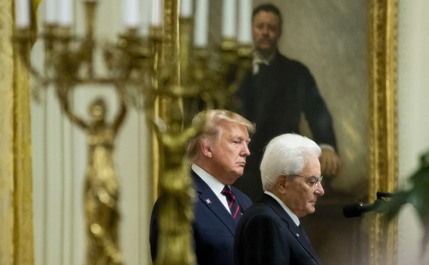 Donald Trump i Sergio Matarella