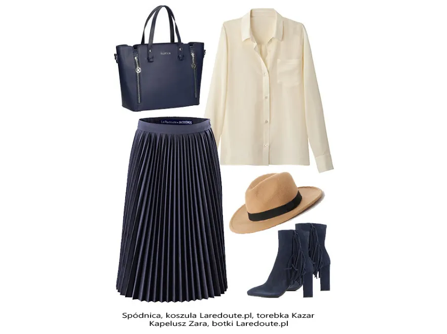 Jesienne STYLIZACJE ze spódnicą