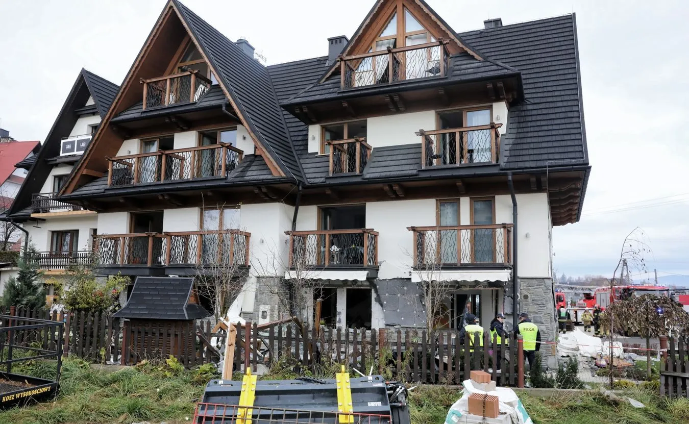 Białka Tatrzańska - wybuch gazu w hotelu