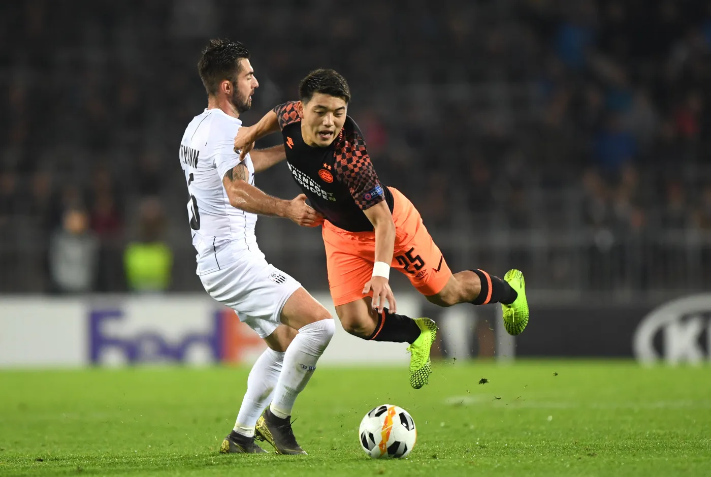 Denzel Dumfries i Stefan Haudum