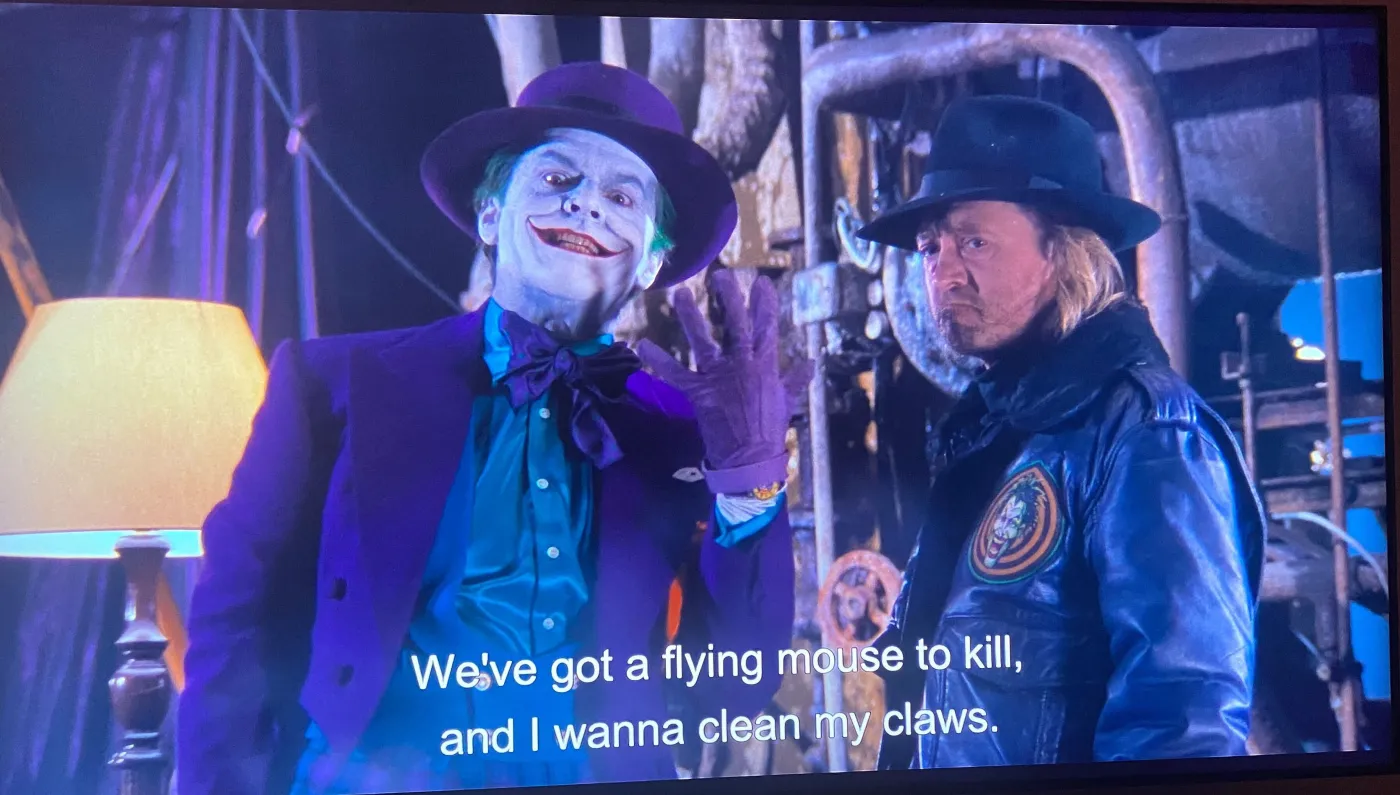 Batman z płyty UHD na Q70 z 2020