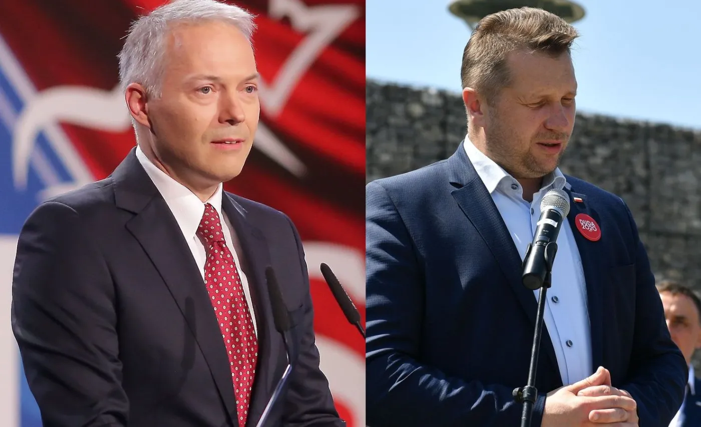 Jacek Żalek i Przemysław Czarnek