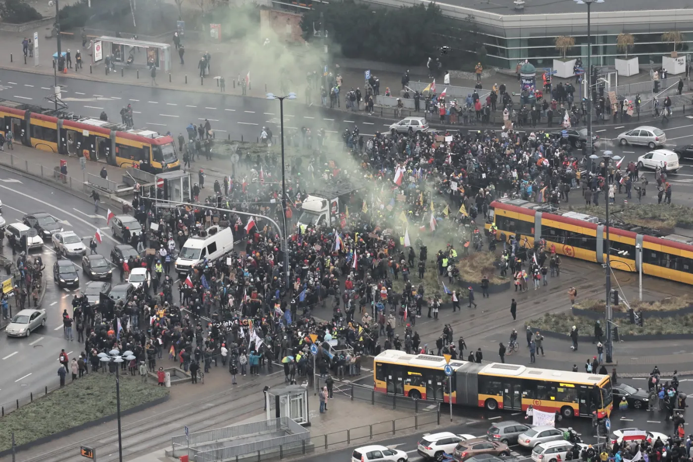 Demonstracja pod hasłem Idziemy po wolność. Idziemy po wszystko