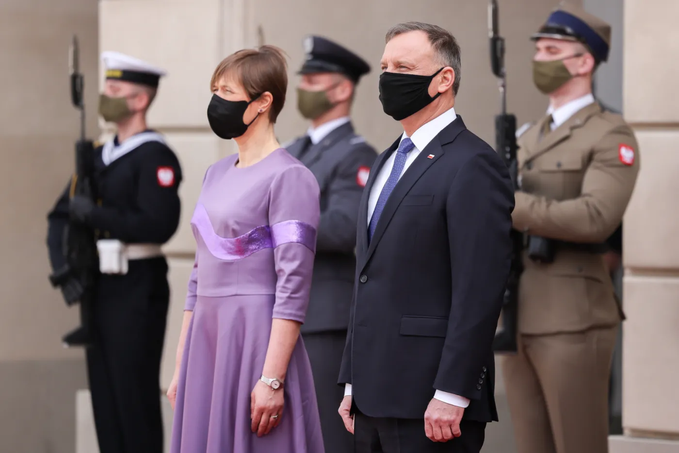Andrzej Duda spotkał się z prezydent Estonii. Tematami bezpieczeństwo militarne i energetyczne