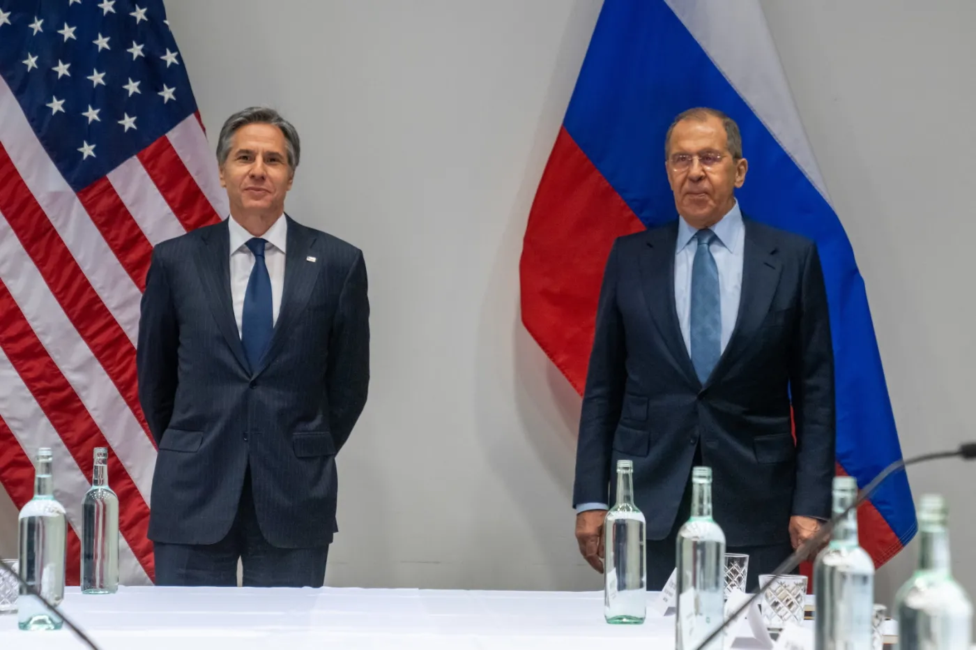 "W Moskwie odbywa się teraz analiza". Rzecznik Kremla o spotkaniu Blinken-Ławrow