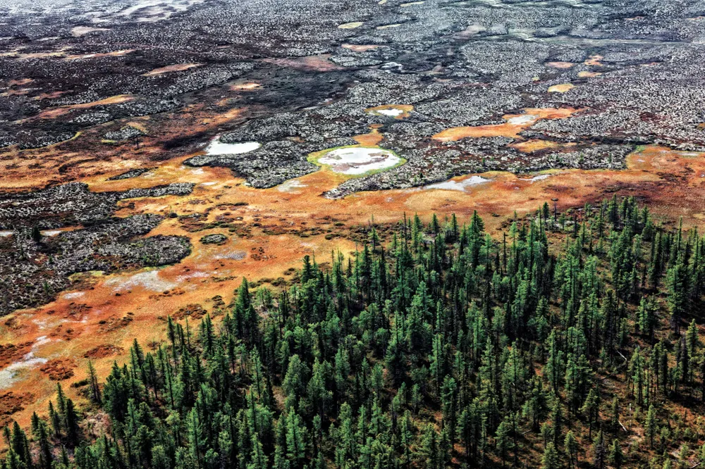 Wyciek z ropociągu na Jamale