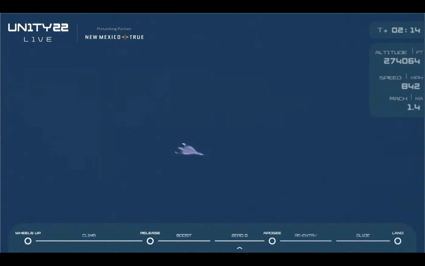Richard Branson leci w kosmos