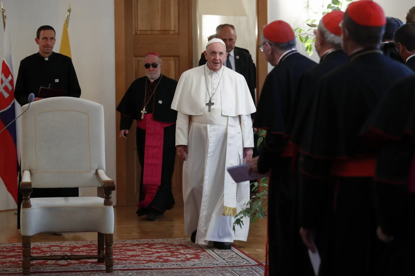 Wystąpienie papieża w Bratysławie. Przywołał słowa Fiodora Dostojewskiego, zadał poważne pytania