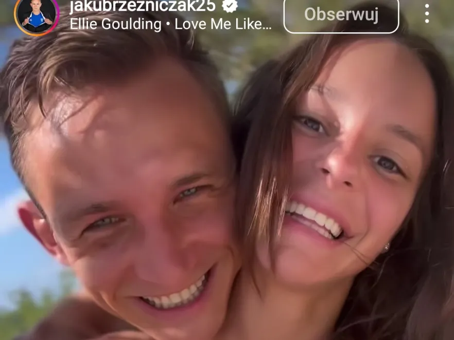 Jakub Rzeźniczak nie zważa na krytykę i zachwyca się nową żoną, namiętnie ją obściskując [WIDEO]