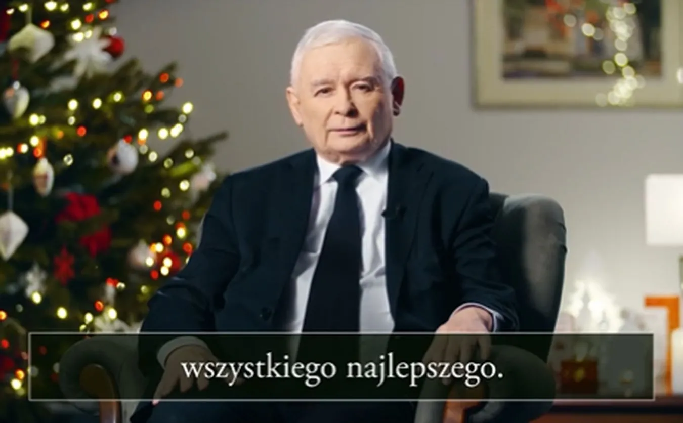 Życzenia świąteczne od Jarosława Kaczyńskiego. "Wierzę, że przyszły rok przyniesie zwycięski pokój"