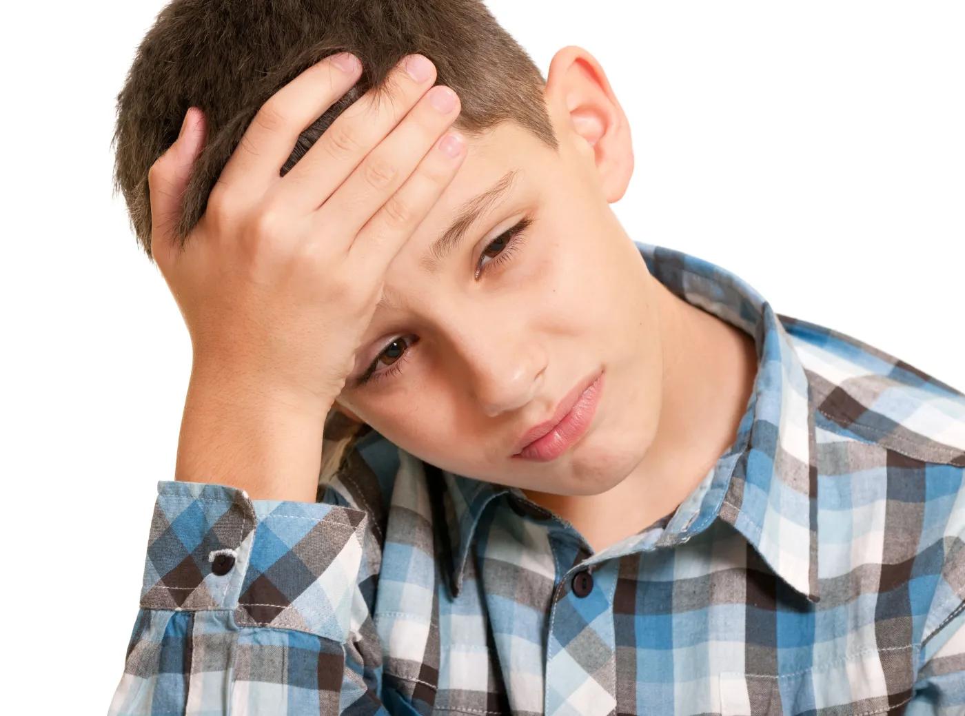 chłopiec chore dziecko problem