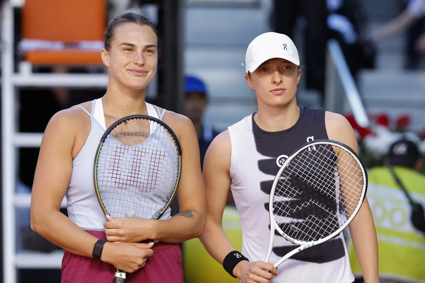 Aryna Sabalenka i Iga Świątek