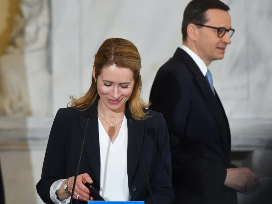 Premierka Estonii zbiera baty za zbyt luźną stylizację na spotkaniu z Mateuszem Morawieckim [FOTO]