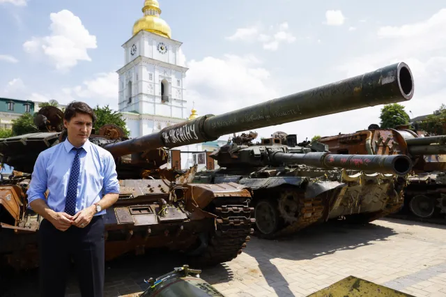 Justin Trudeau z niezapowiadaną wizytą w Kijowie