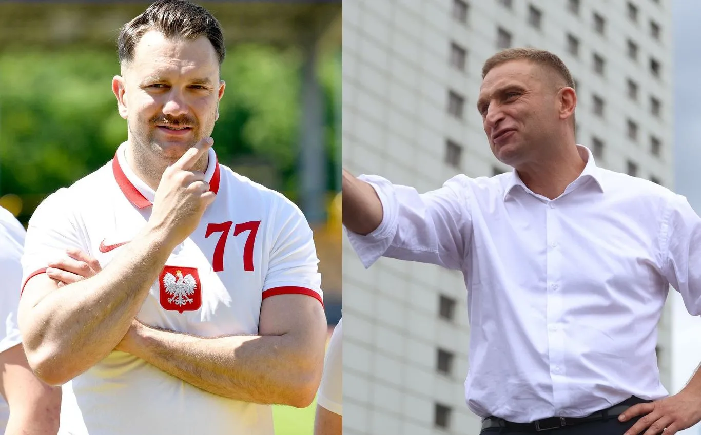 Łukasz Mejza i Robert Bąkiewicz