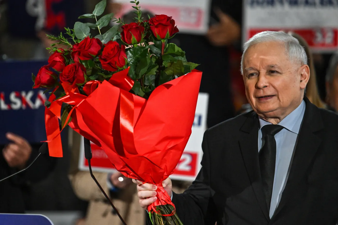 Jarosław Kaczyński w Busku-Zdroju
