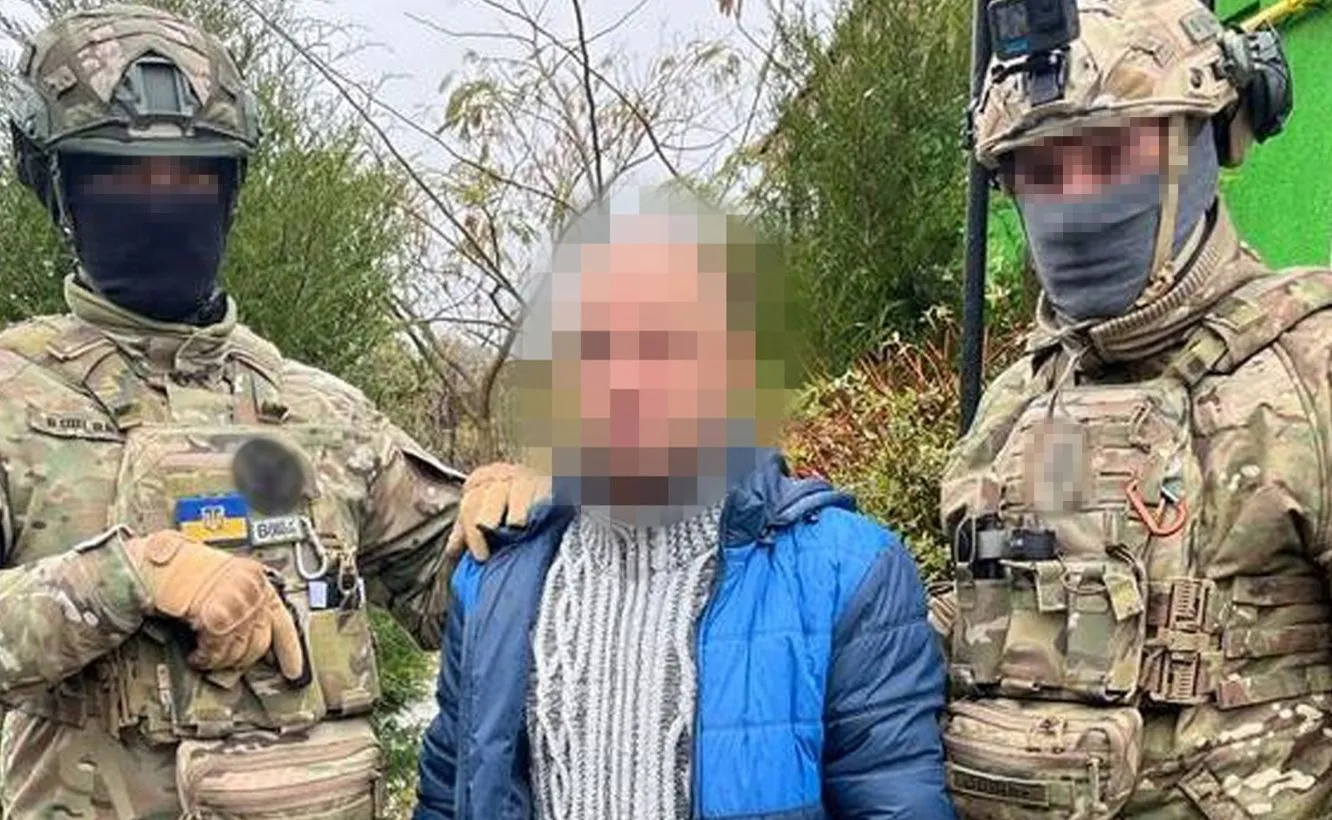 Mężczyzna, zatrzymany przez SBU