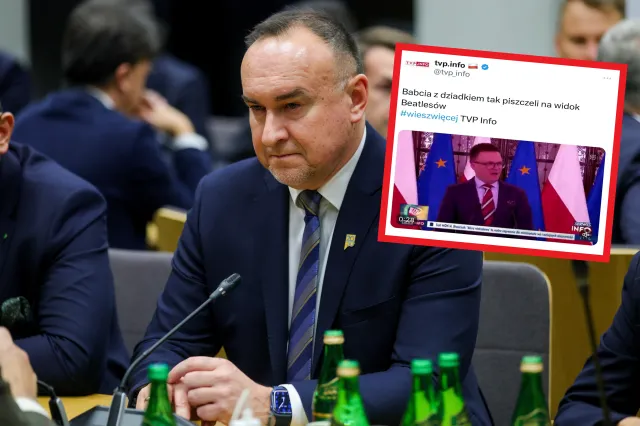 Hołownia z czerwoną twarzą w TVP Info. "Prostackie, prymitywne metody"