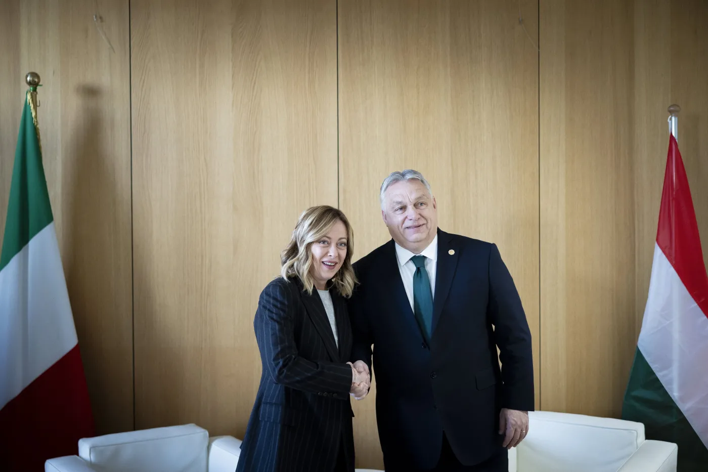 Giorgia Meloni i Viktor Orban
