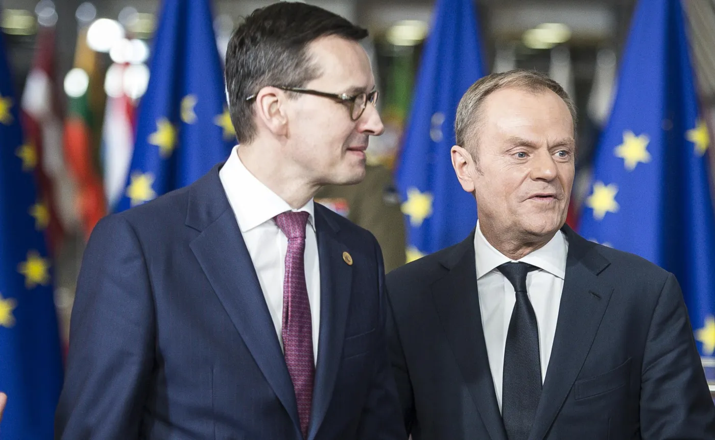 Mateusz Morawiecki i Donald Tusk