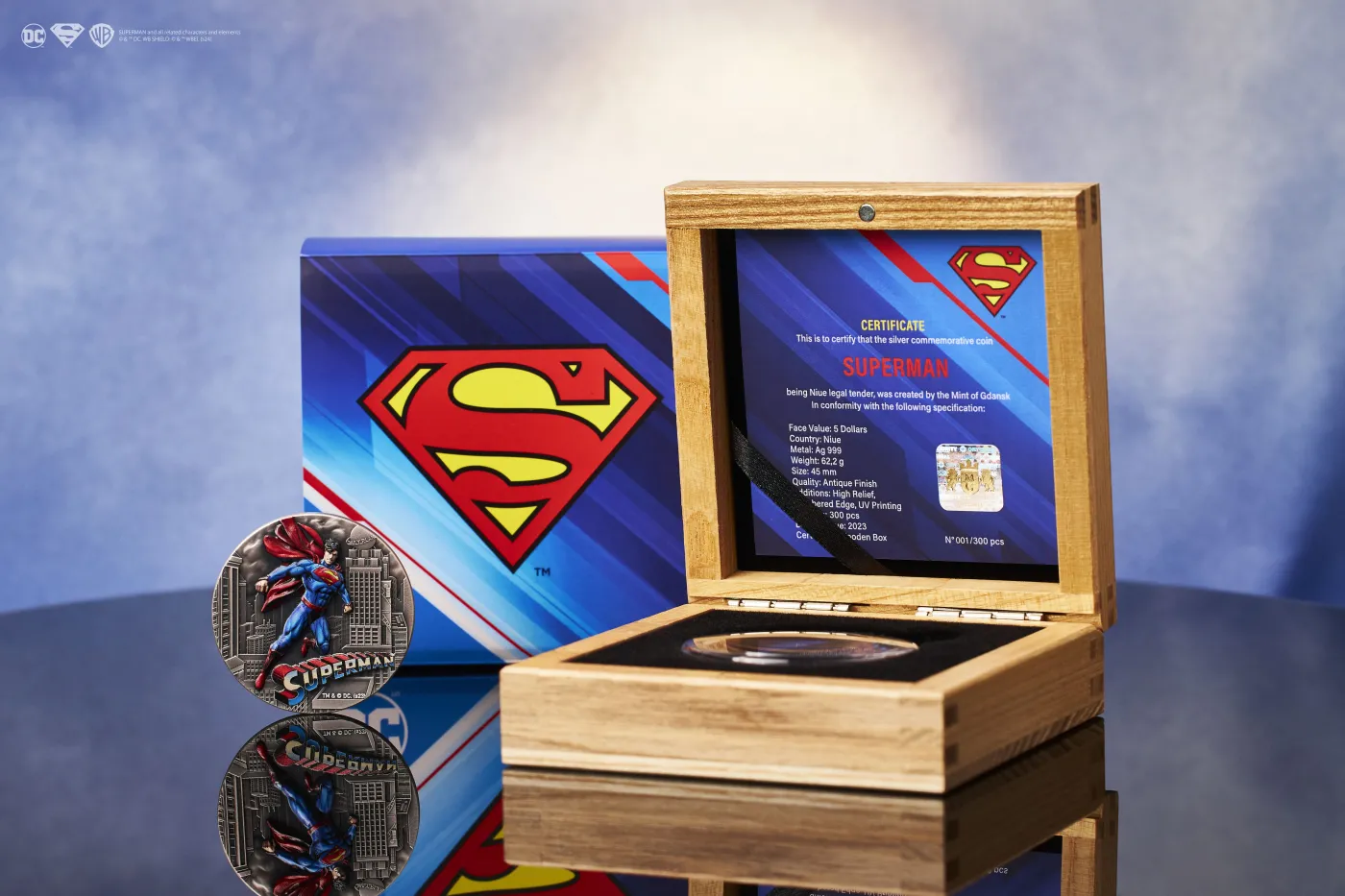 Moneta kolekcjonerska Superman