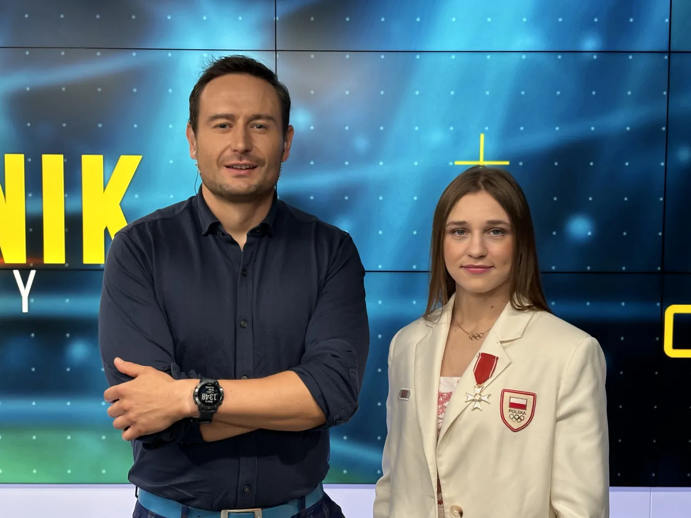 Piotr Nowak i Julia Szeremeta