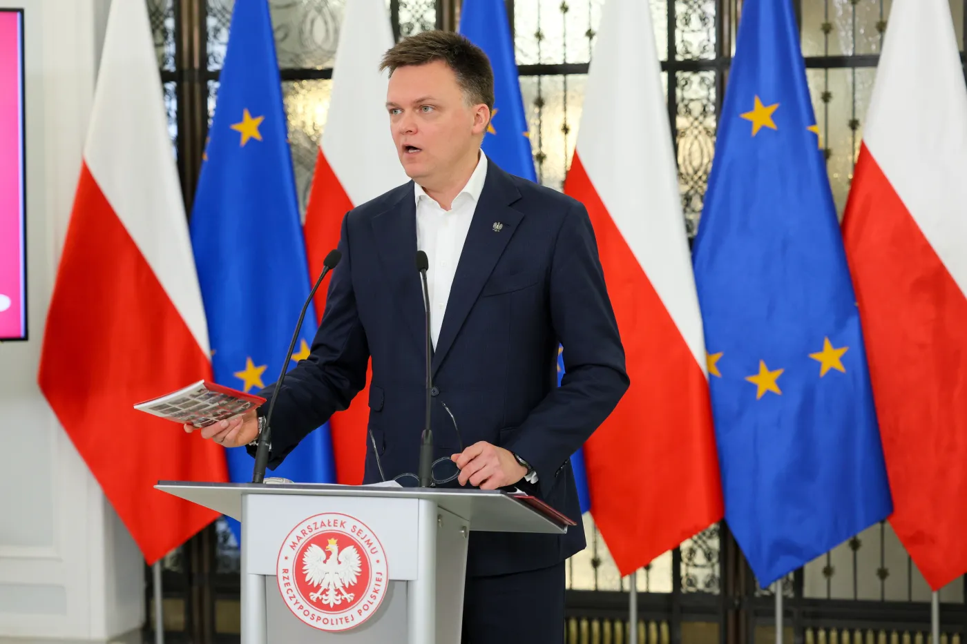 marszałek Sejmu Szymon Hołownia