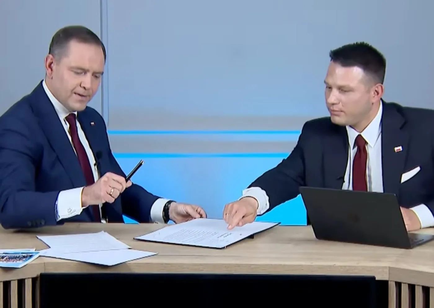Karol Nawrocki podpisał się pod "ósemką Mentzena". Skrytykował pomysł Kaczyńskiego