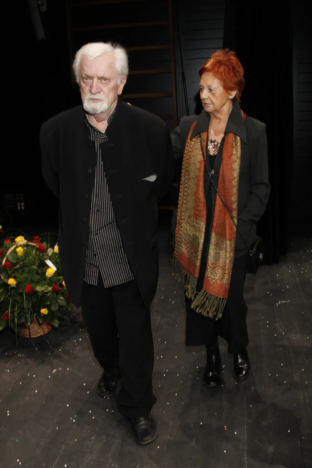 Marian Kociniak z żoną
