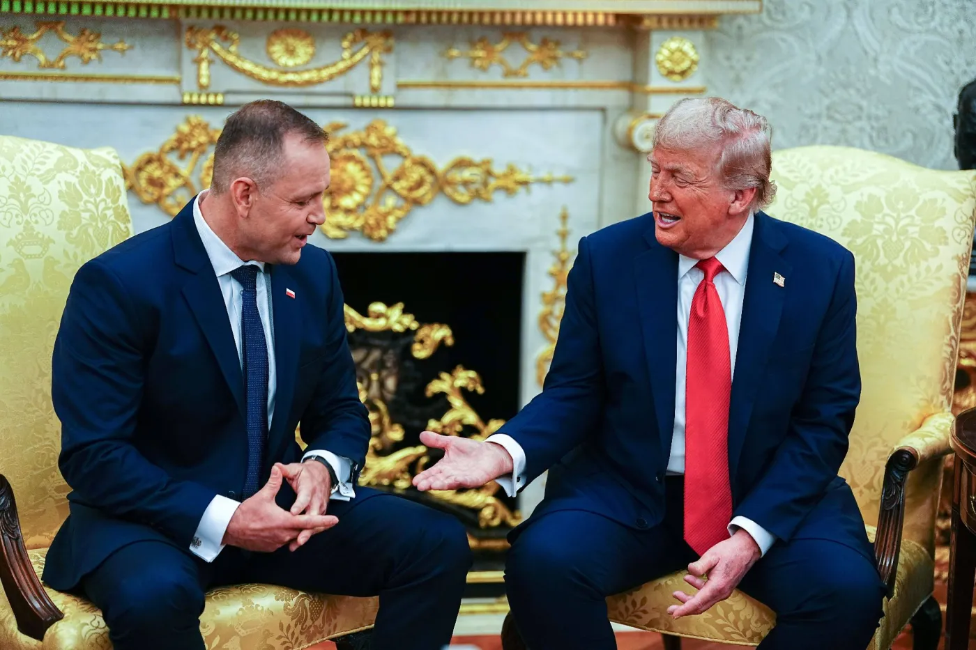 Karol Nawrocki i Donald Trump