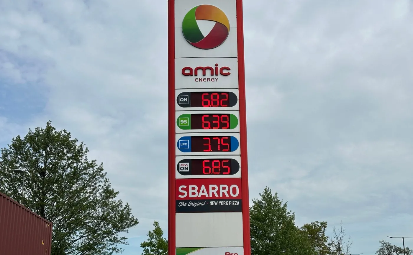 Stacja paliw Amic - ceny 15.05.2026