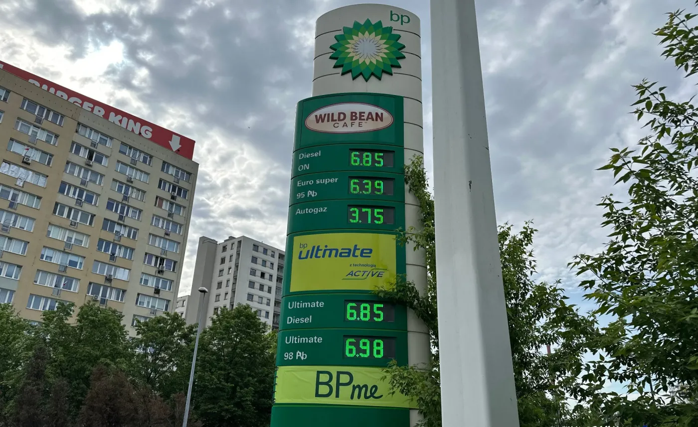 Stacja paliw BP - ceny 15.05.2026