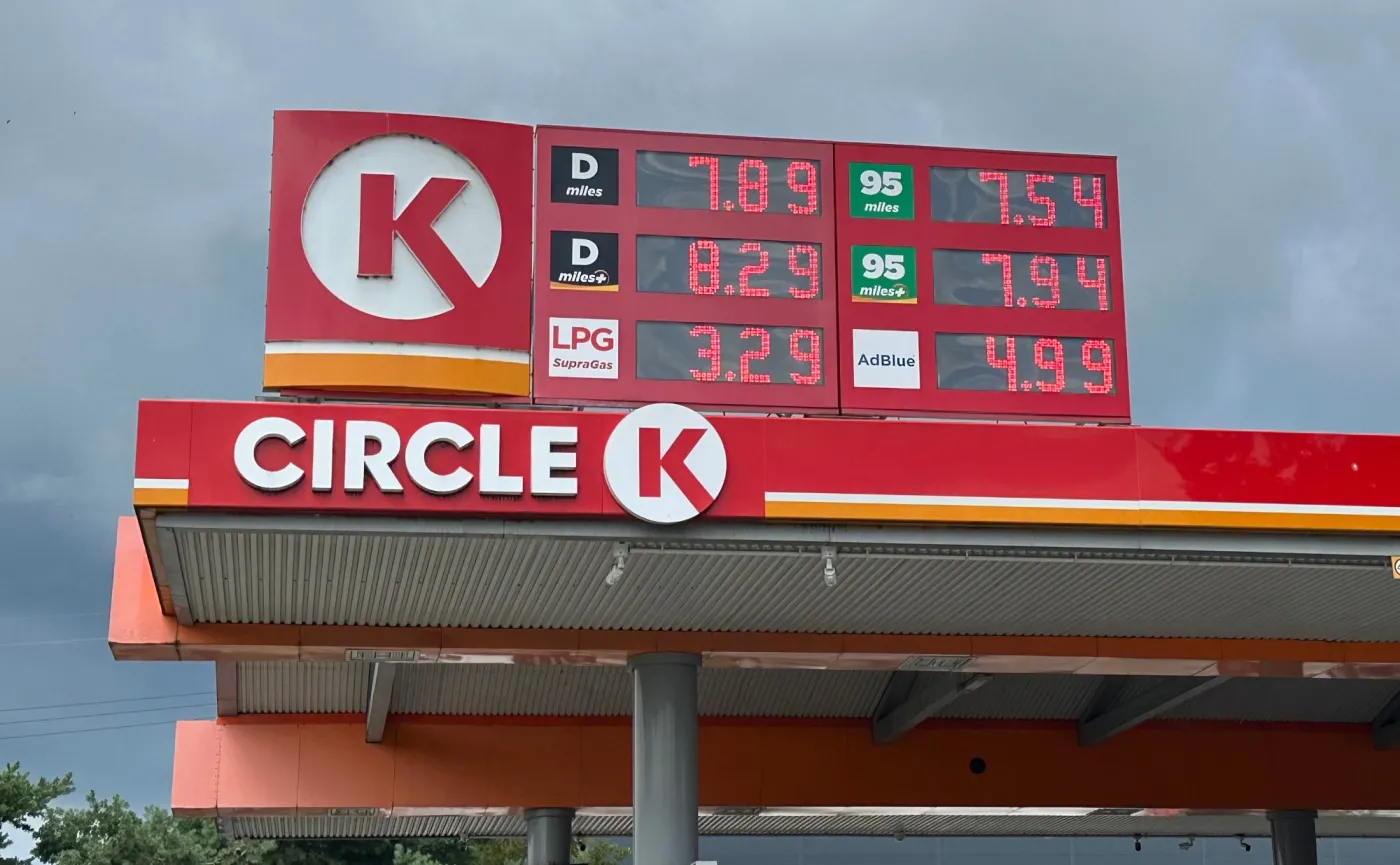 Ceny na stacji paliw Circle K