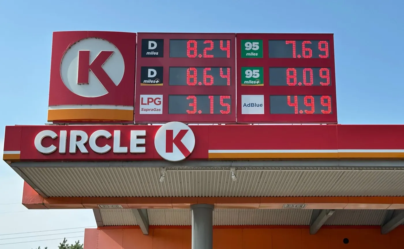 Ceny na stacji paliw Circle K
