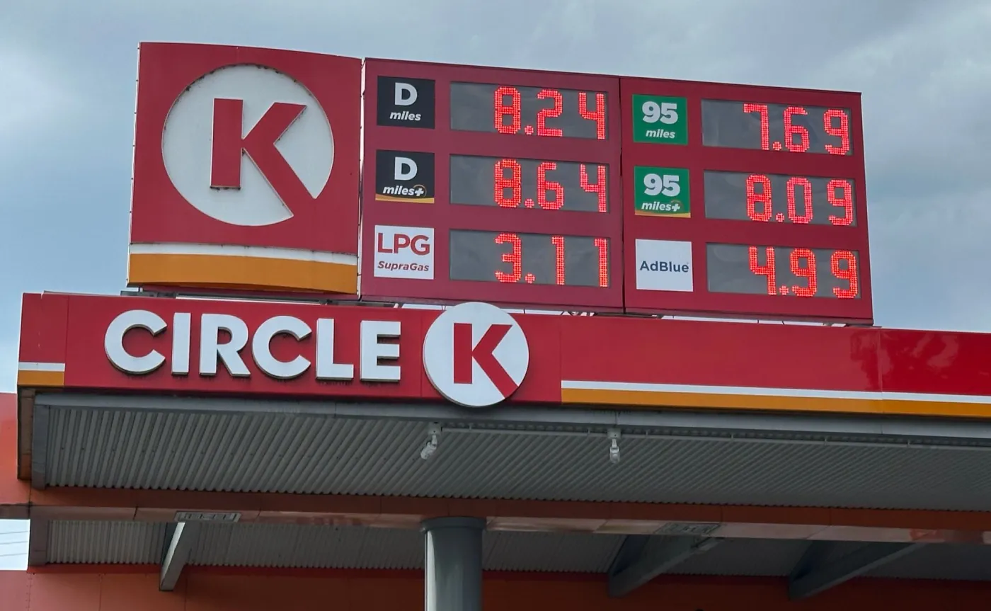Ceny na stacji paliw Circle K