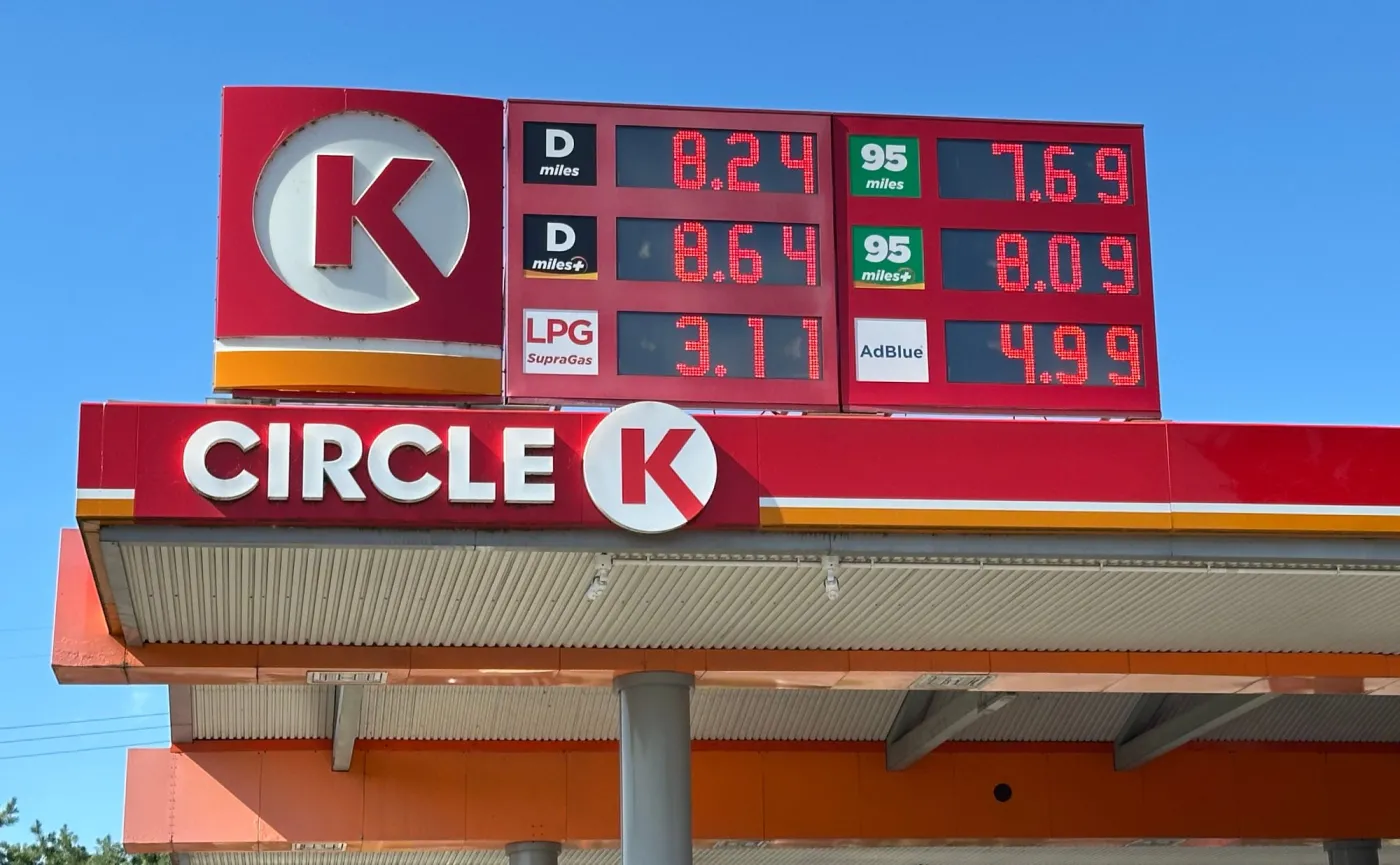 Ceny na stacji paliw Circle K
