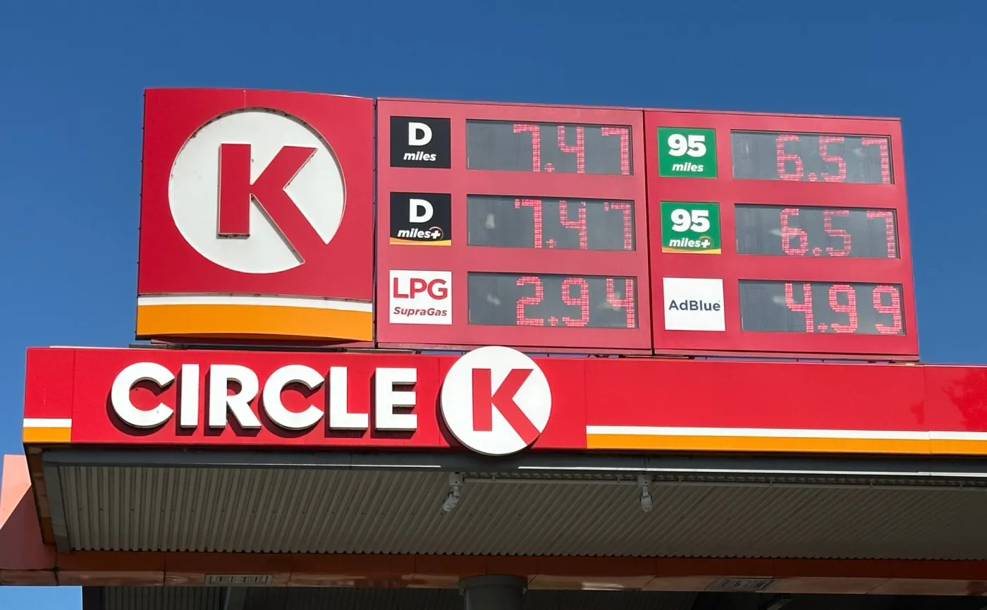 Ceny paliw na stacji Circle K