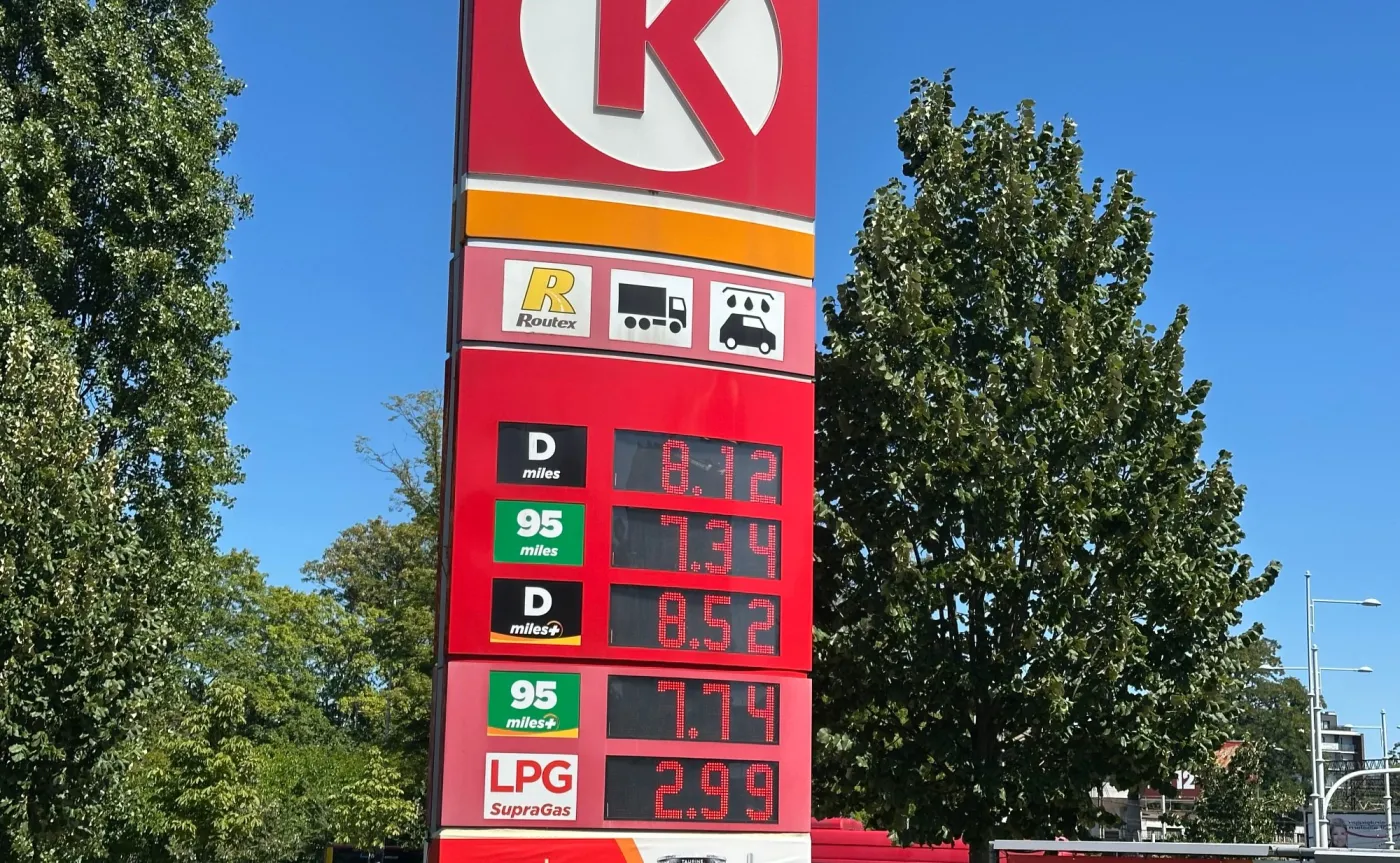 Ceny na stacji paliw Circle K